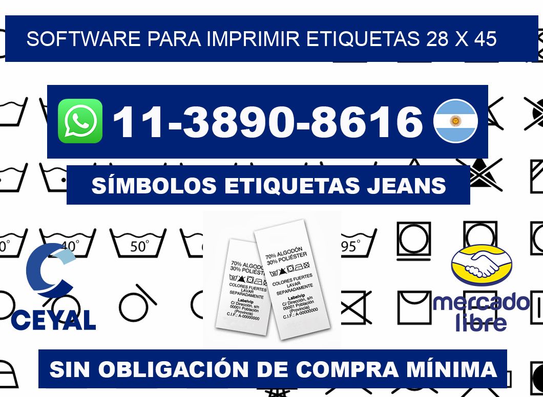 software para imprimir etiquetas 28 x 45