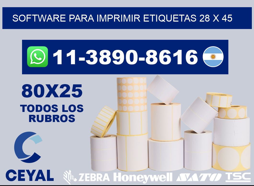 software para imprimir etiquetas 28 x 45
