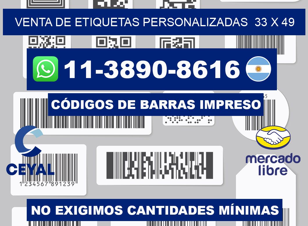 venta de etiquetas personalizadas 33 x 49