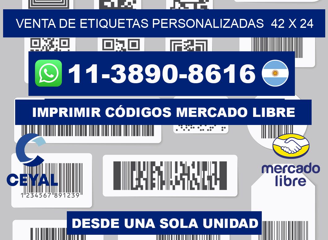 venta de etiquetas personalizadas 42 x 24