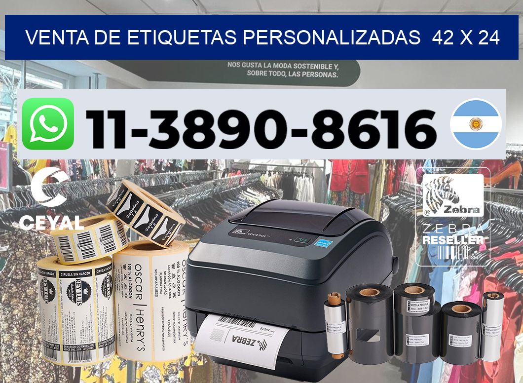 venta de etiquetas personalizadas 42 x 24