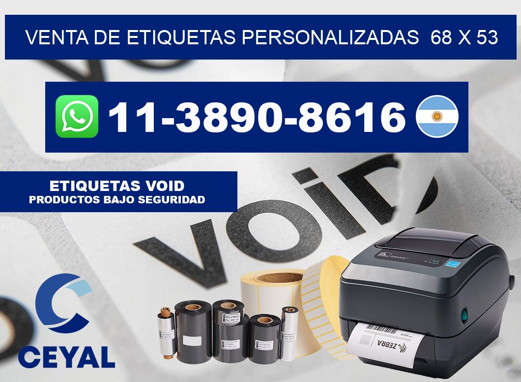 venta de etiquetas personalizadas 68 x 53