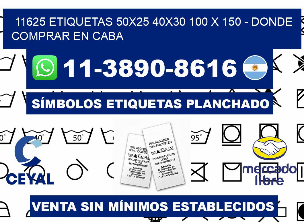 11625 etiquetas 50x25 40x30 100 x 150 - Donde Comprar en Caba