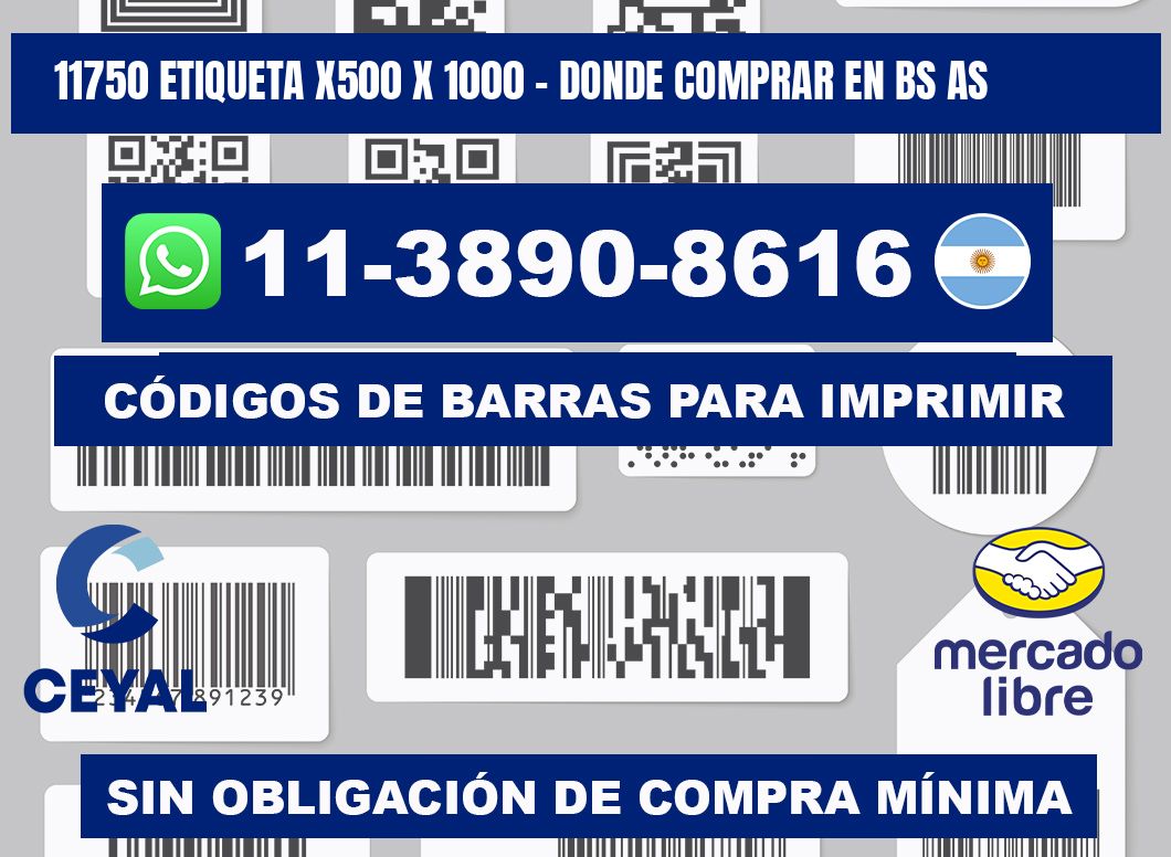 11750 etiqueta x500 x 1000 - Donde Comprar en bs as