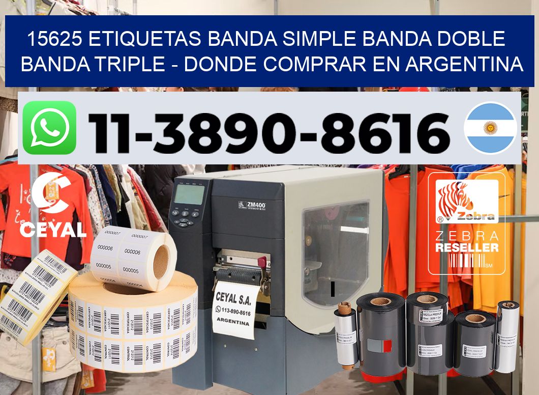 15625 etiquetas banda simple banda doble banda triple – Donde Comprar en Argentina