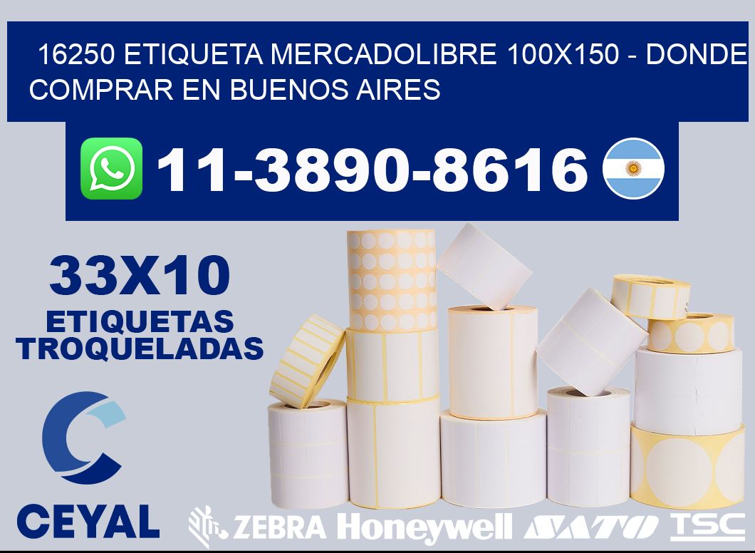 16250 etiqueta MercadoLibre 100x150 - Donde Comprar en Buenos Aires
