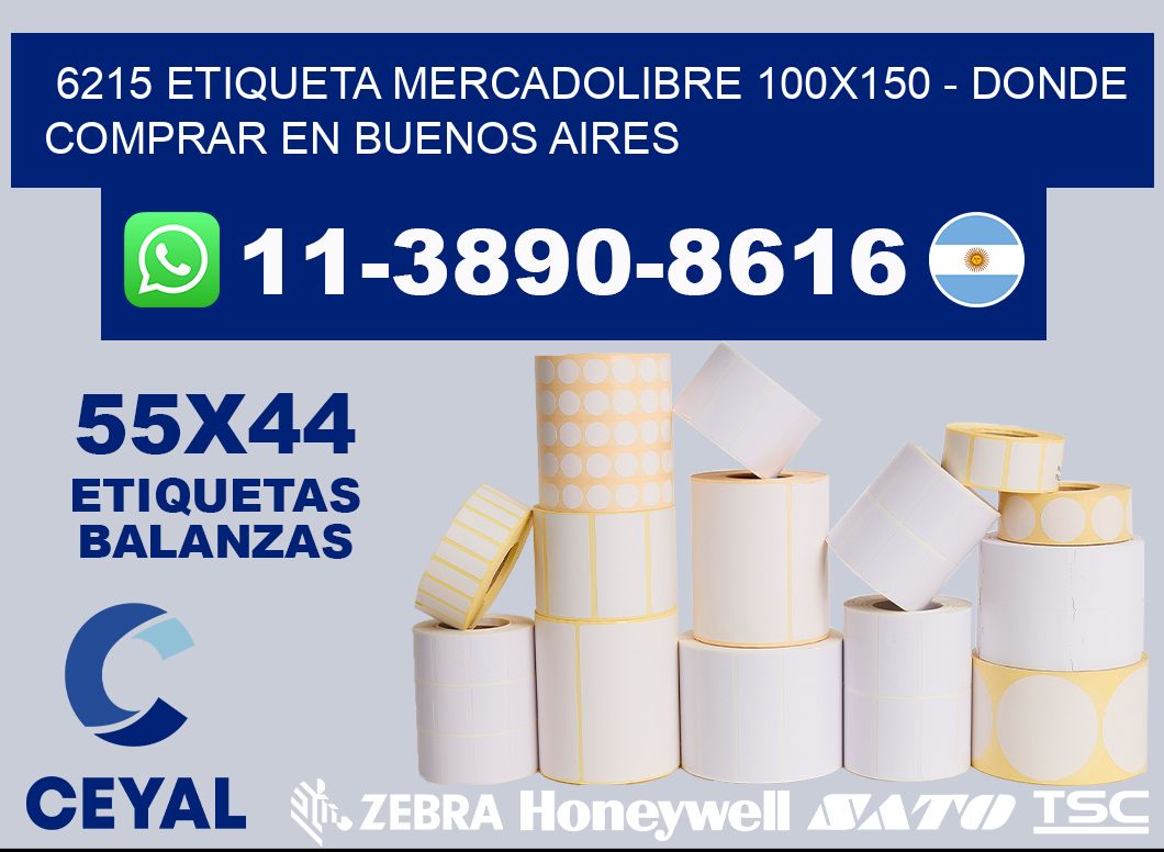 6215 etiqueta MercadoLibre 100x150 - Donde Comprar en Buenos Aires