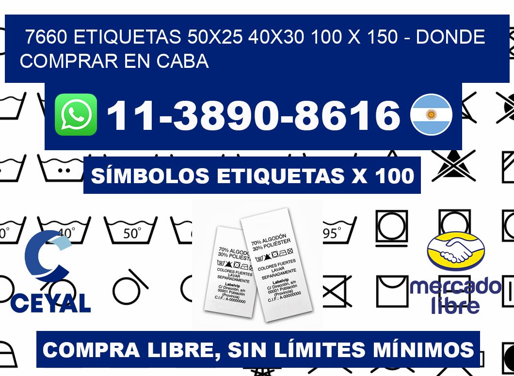 7660 etiquetas 50x25 40x30 100 x 150 - Donde Comprar en Caba