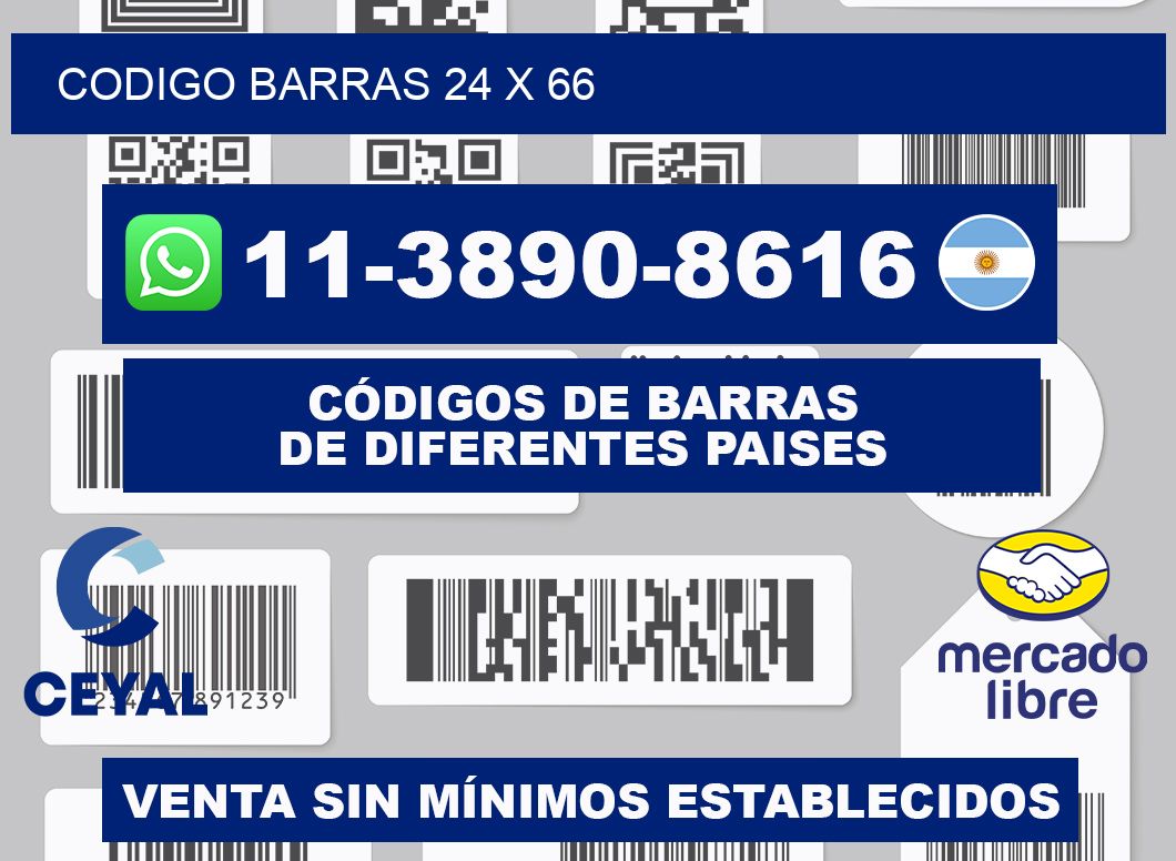 Codigo barras 24 x 66