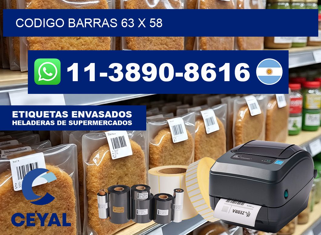 Codigo barras 63 x 58