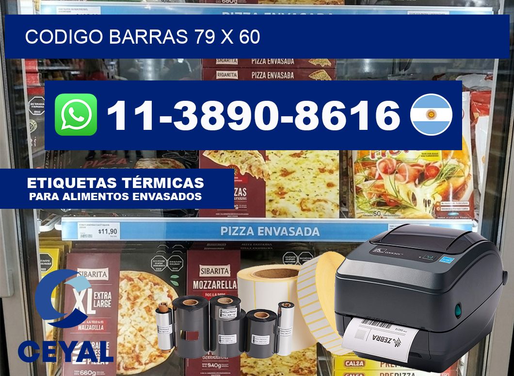 Codigo barras 79 x 60