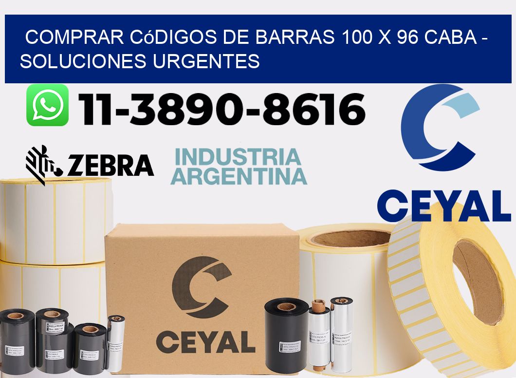 Comprar códigos de barras 100 x 96 CABA - soluciones urgentes