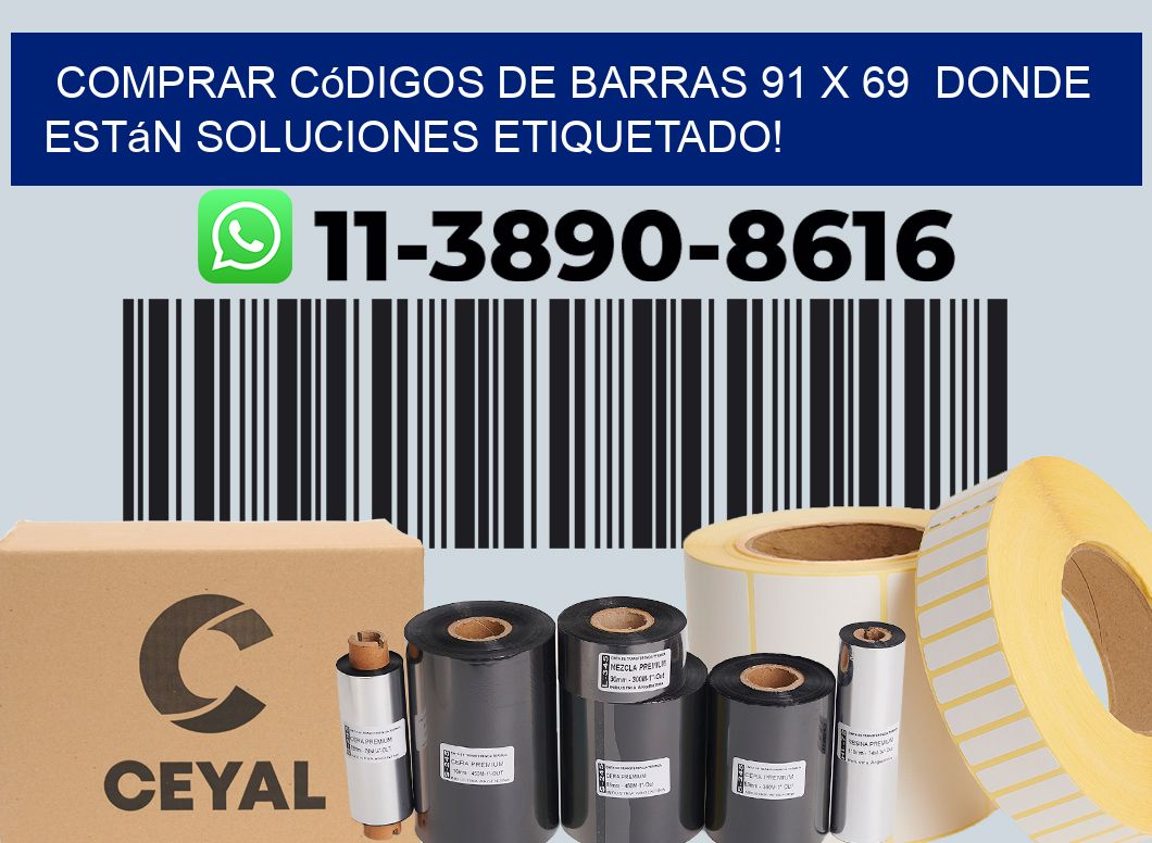 Comprar códigos de barras 91 x 69 donde están soluciones etiquetado!
