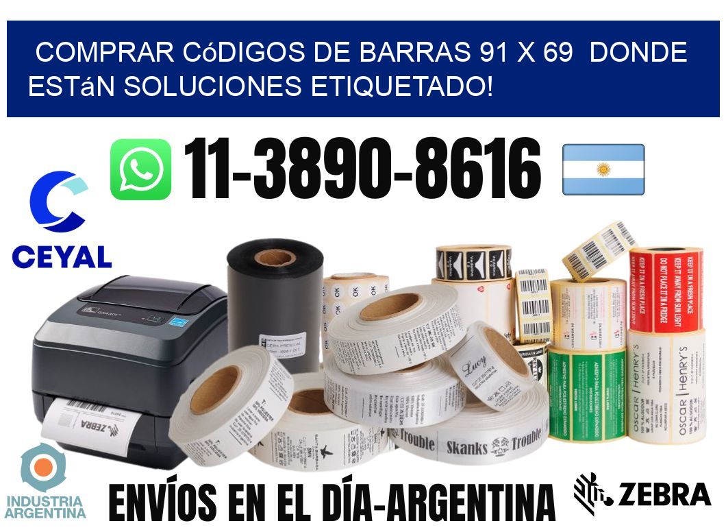 Comprar códigos de barras 91 x 69 donde están soluciones etiquetado!