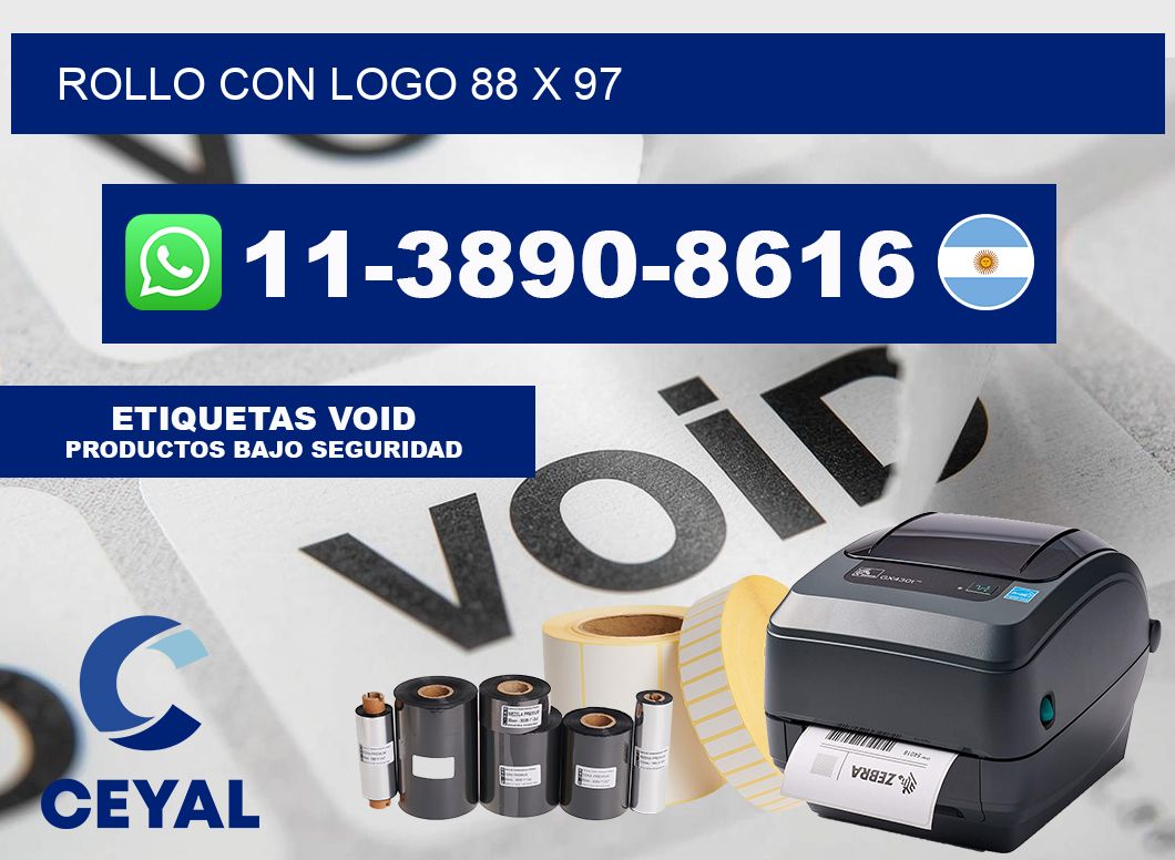 Rollo con logo 88 x 97