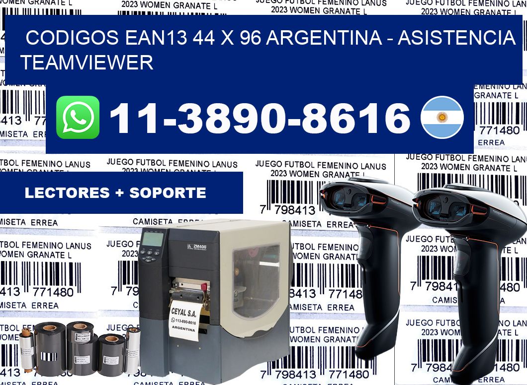 codigos ean13 44 x 96 argentina – asistencia teamviewer