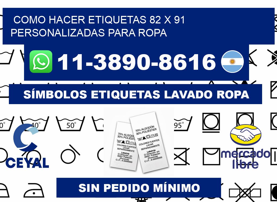 como hacer etiquetas 82 x 91 personalizadas para ropa