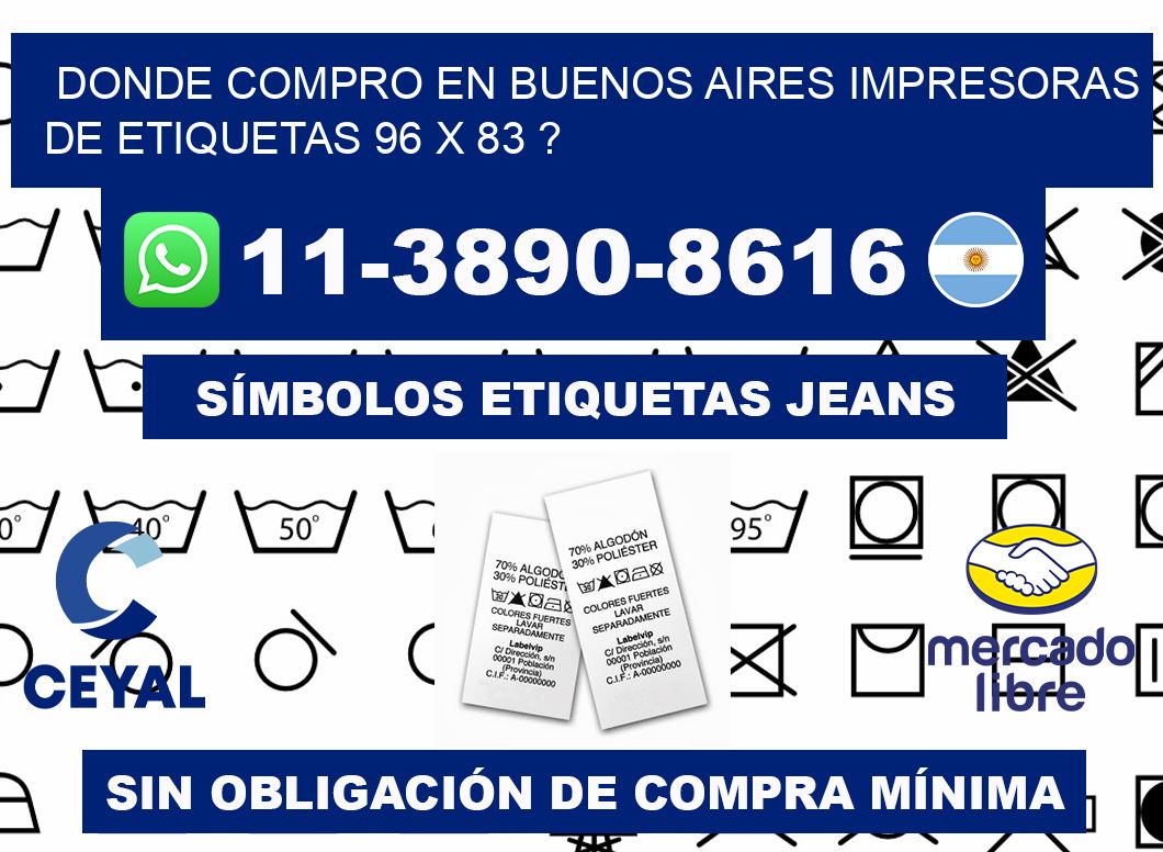 donde compro en buenos aires impresoras de etiquetas 96 x 83 ?