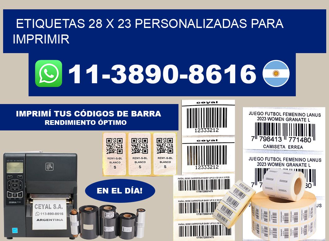 etiquetas 28 x 23 personalizadas para imprimir
