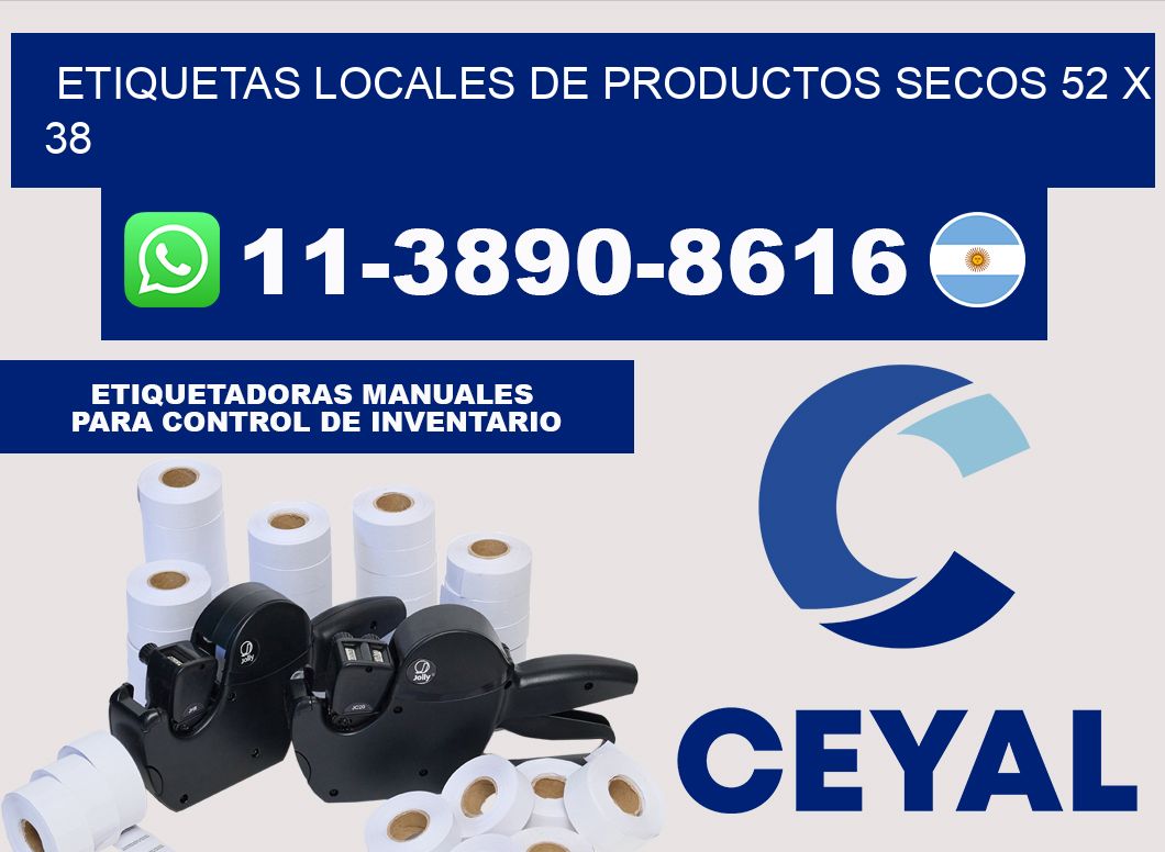 etiquetas locales de productos secos 52 x 38