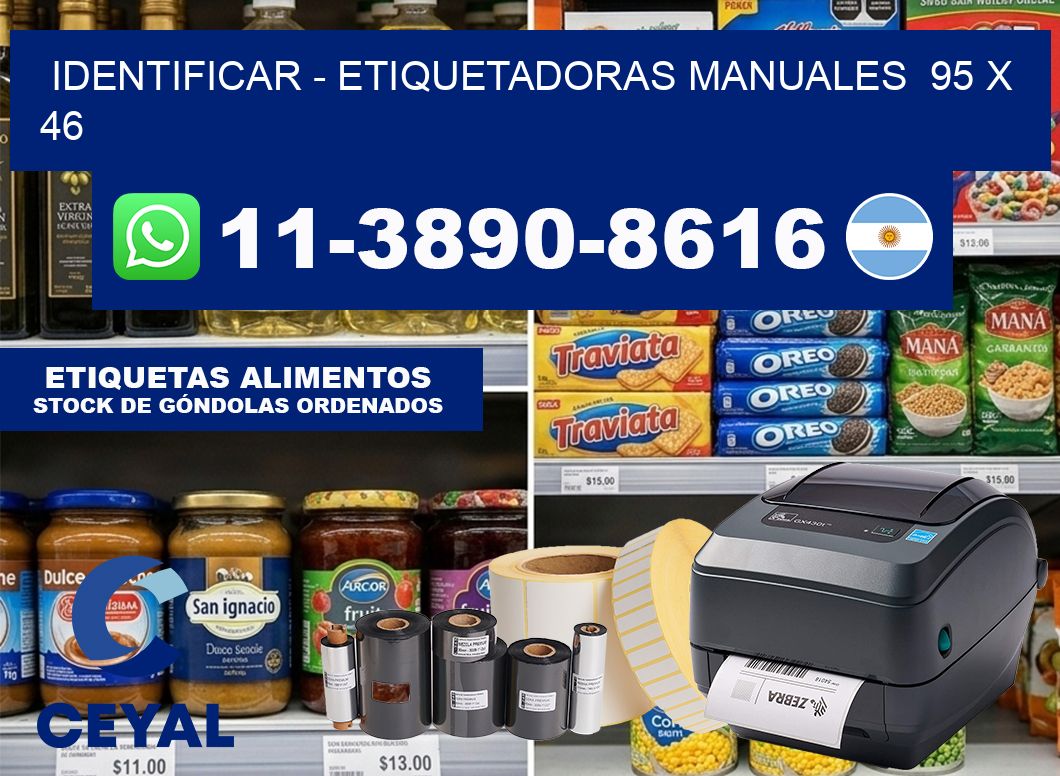 identificar – Etiquetadoras Manuales  95 x 46