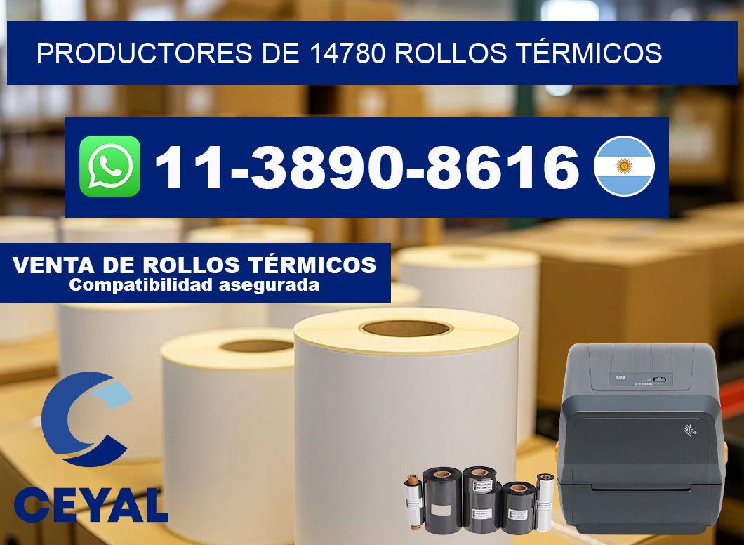 PRODUCTORES DE 14780 ROLLOS TÉRMICOS