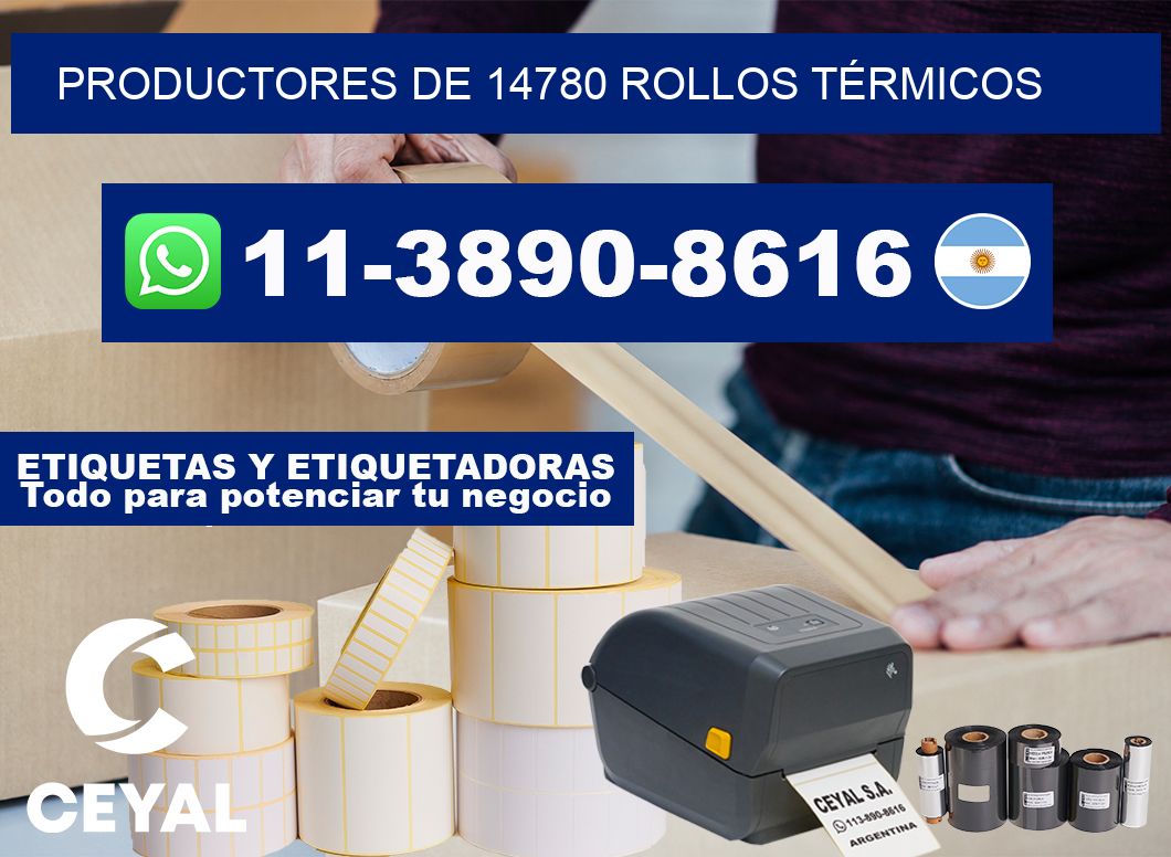 PRODUCTORES DE 14780 ROLLOS TÉRMICOS