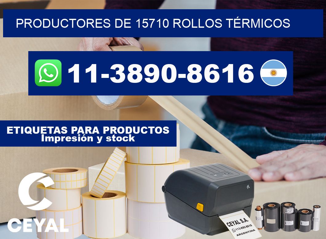 PRODUCTORES DE 15710 ROLLOS TÉRMICOS