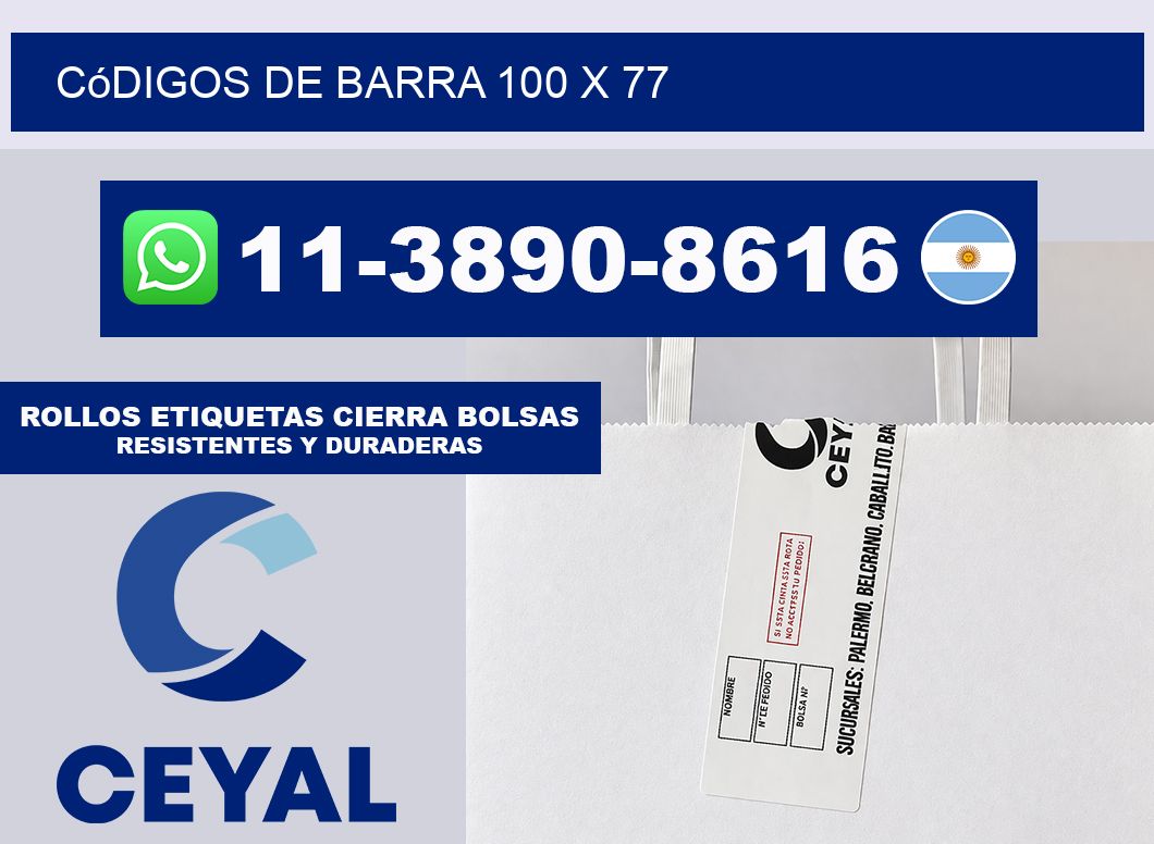 códigos de barra 100 x 77