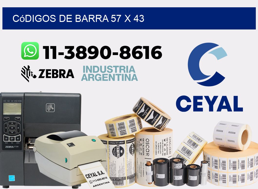 códigos de barra 57 x 43