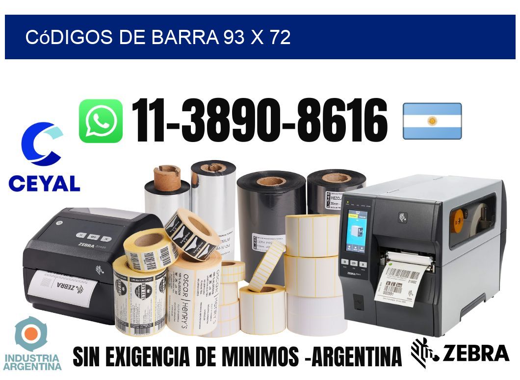 códigos de barra 93 x 72