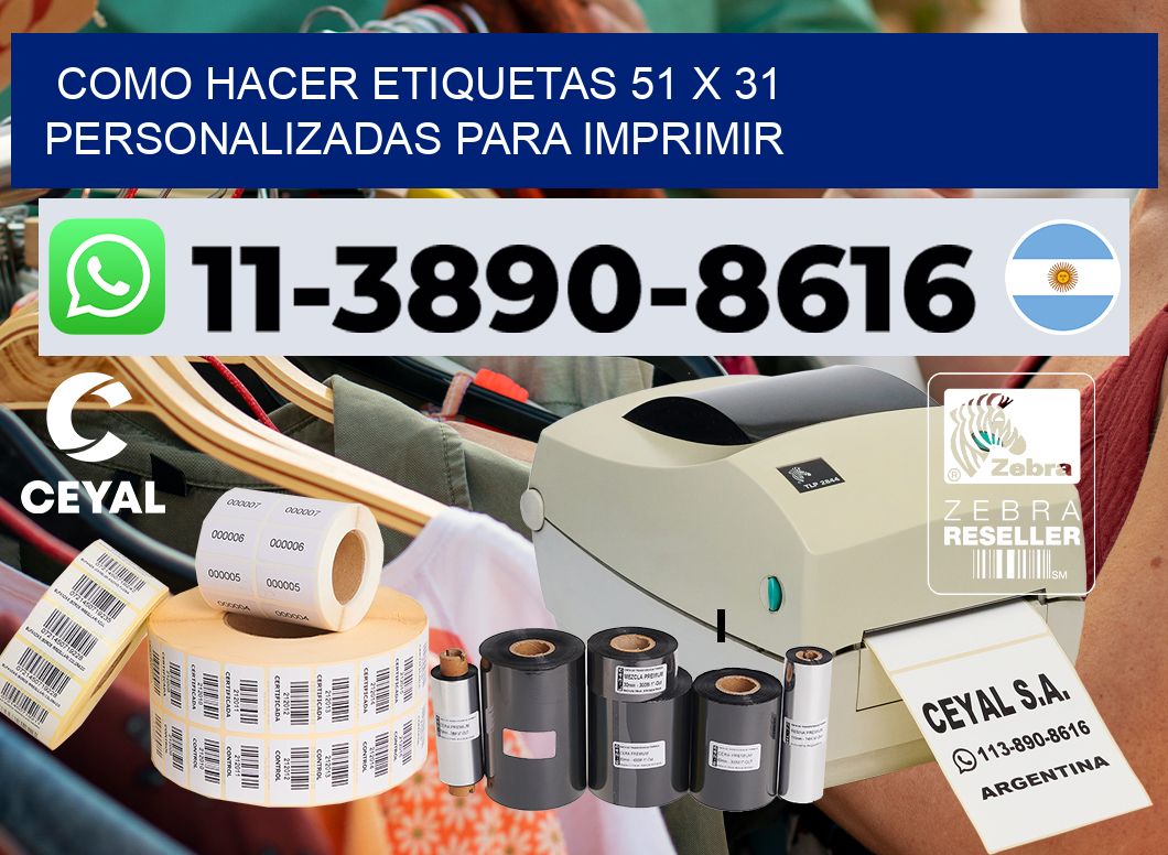 como hacer etiquetas 51 x 31 personalizadas para imprimir