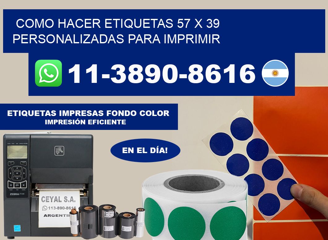 como hacer etiquetas 57 x 39 personalizadas para imprimir