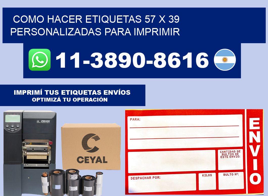 como hacer etiquetas 57 x 39 personalizadas para imprimir