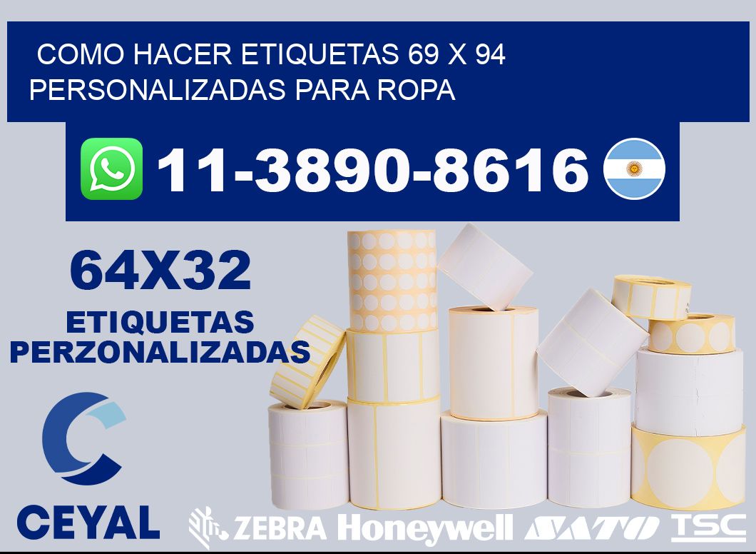 como hacer etiquetas 69 x 94 personalizadas para ropa