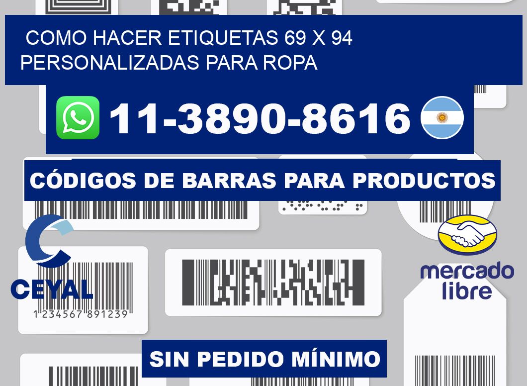 como hacer etiquetas 69 x 94 personalizadas para ropa