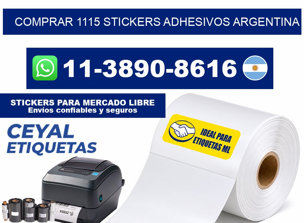 comprar 1115 stickers adhesivos argentina