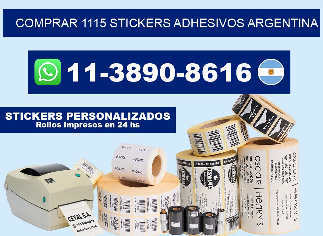 comprar 1115 stickers adhesivos argentina
