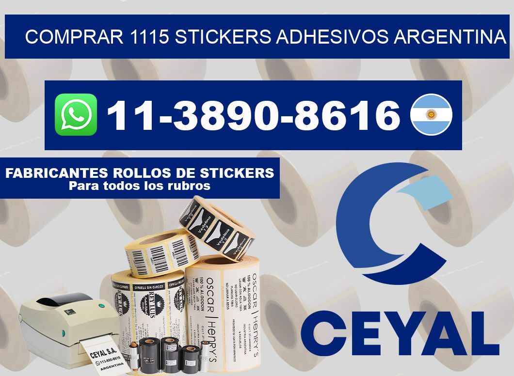 comprar 1115 stickers adhesivos argentina