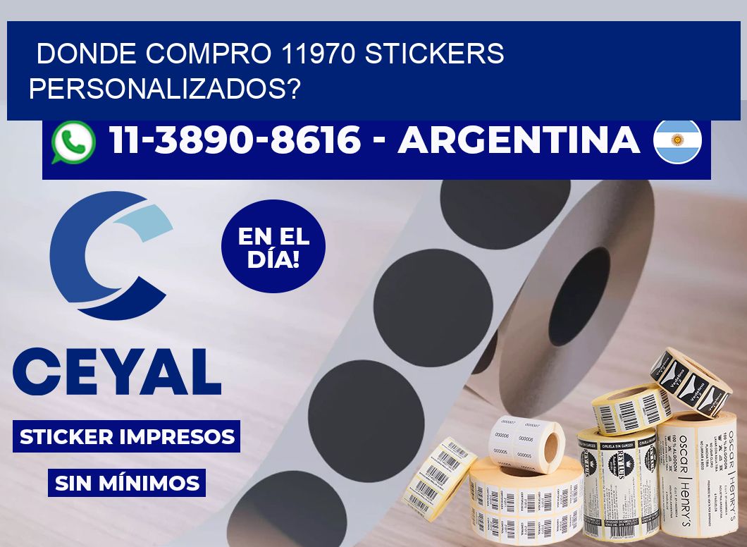 donde compro 11970 stickers personalizados?
