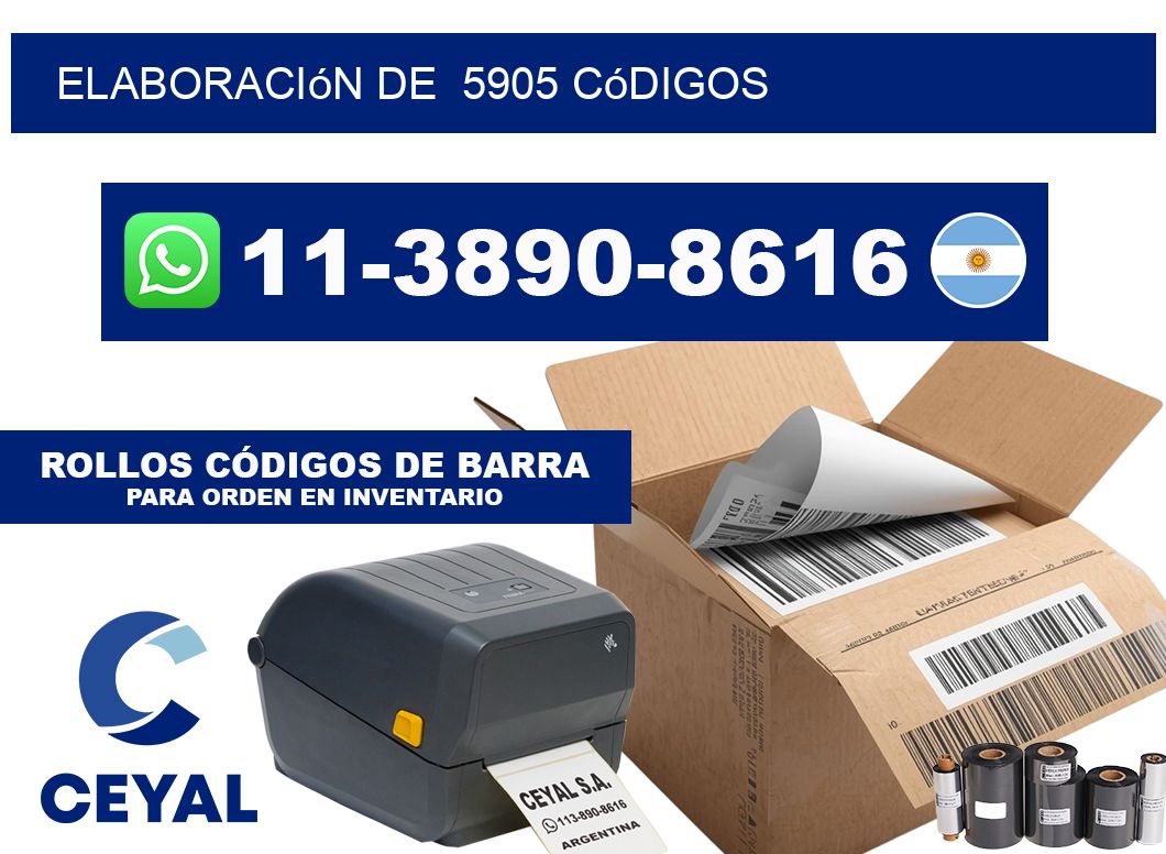 elaboración de  5905 códigos
