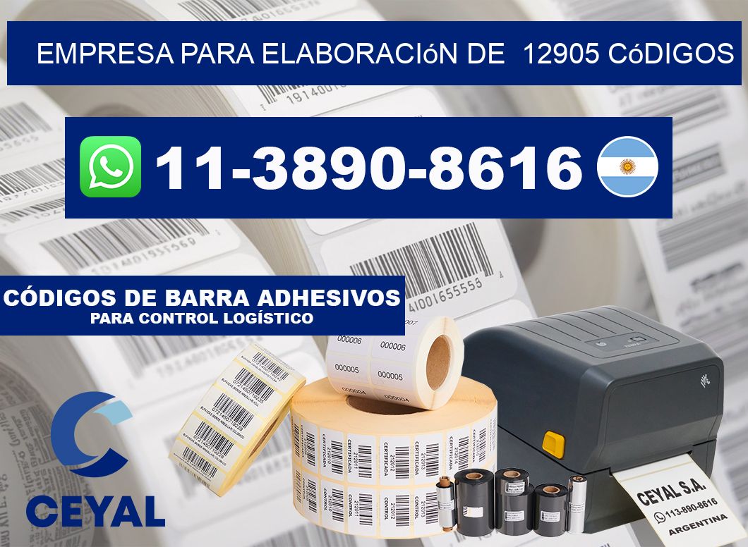 empresa para elaboración de  12905 códigos