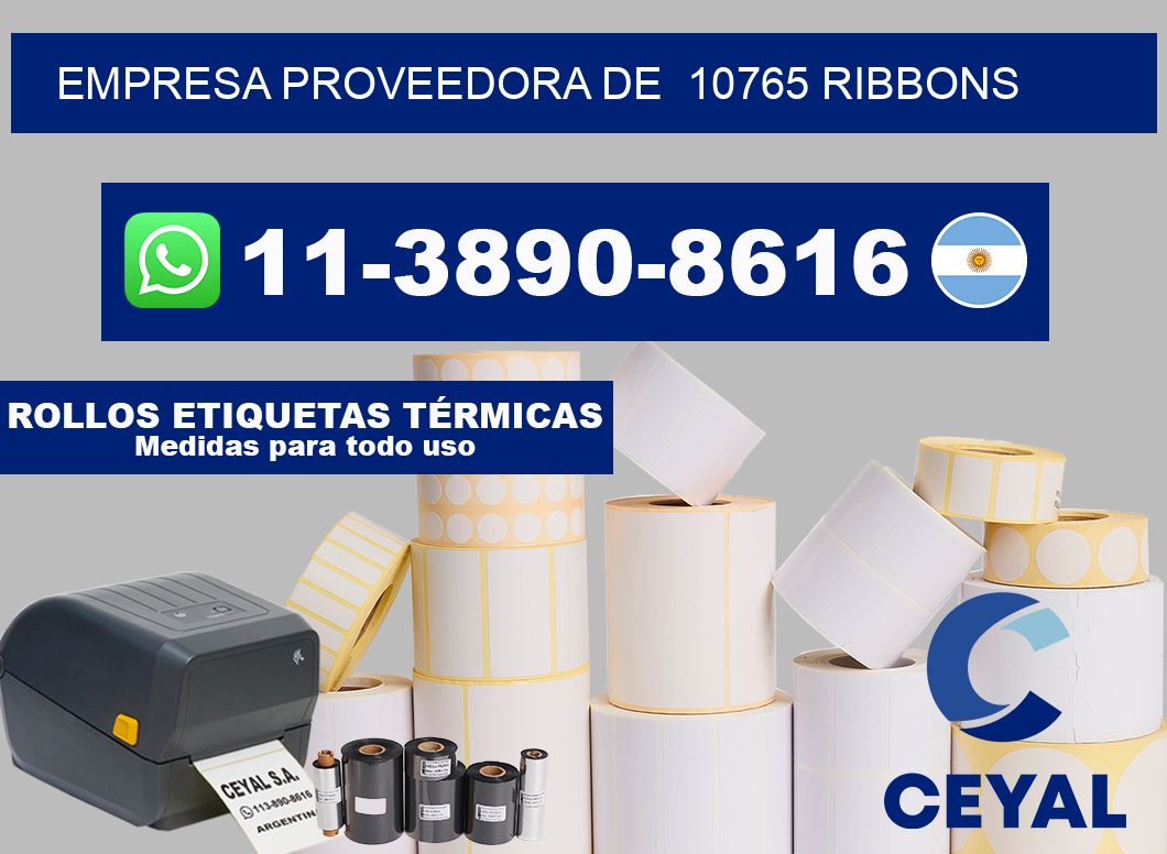 empresa proveedora de  10765 ribbons