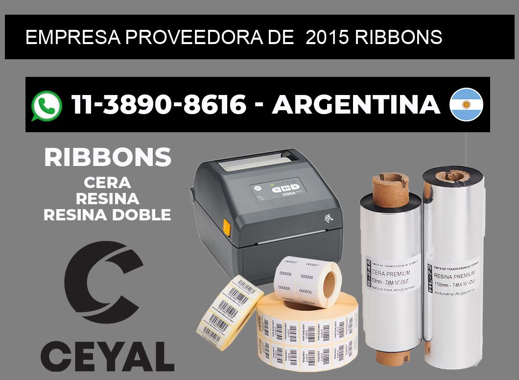 empresa proveedora de  2015 ribbons