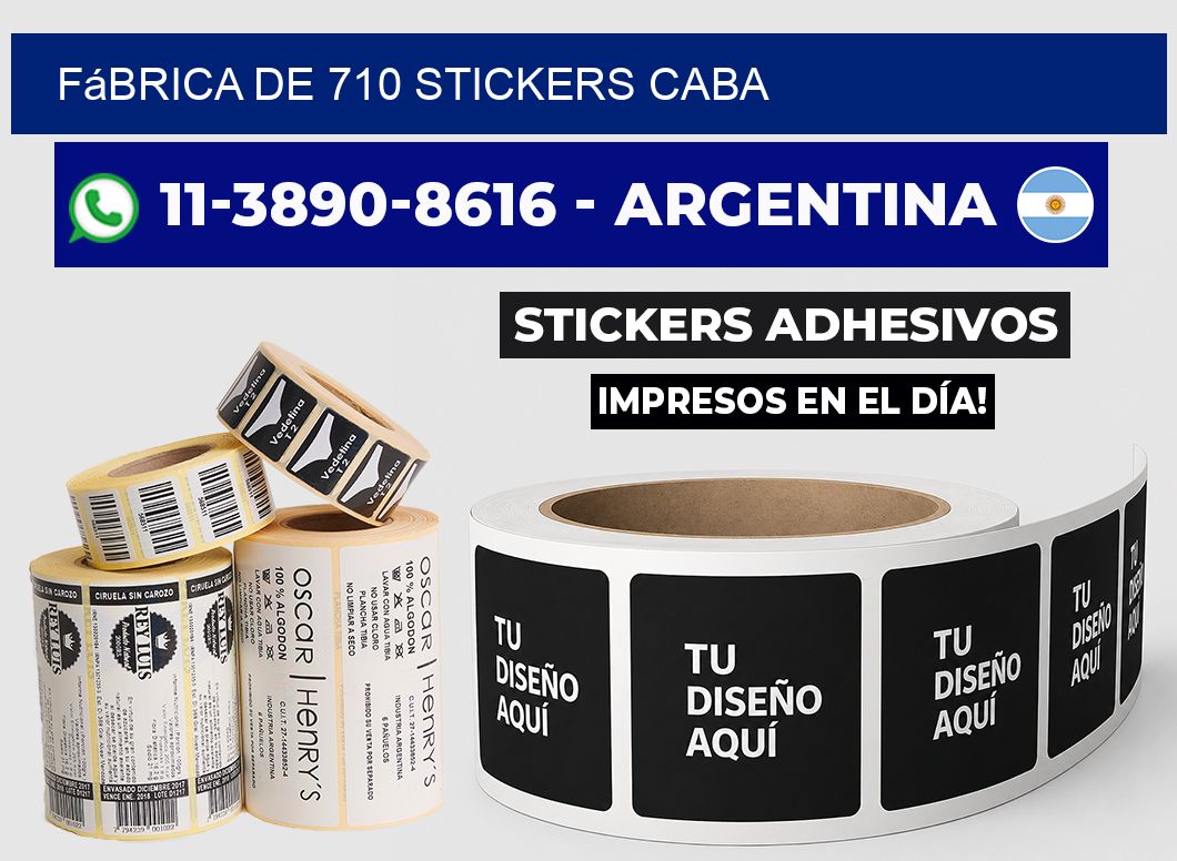 fábrica de 710 stickers CABA