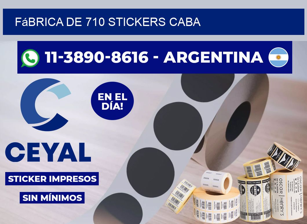 fábrica de 710 stickers CABA