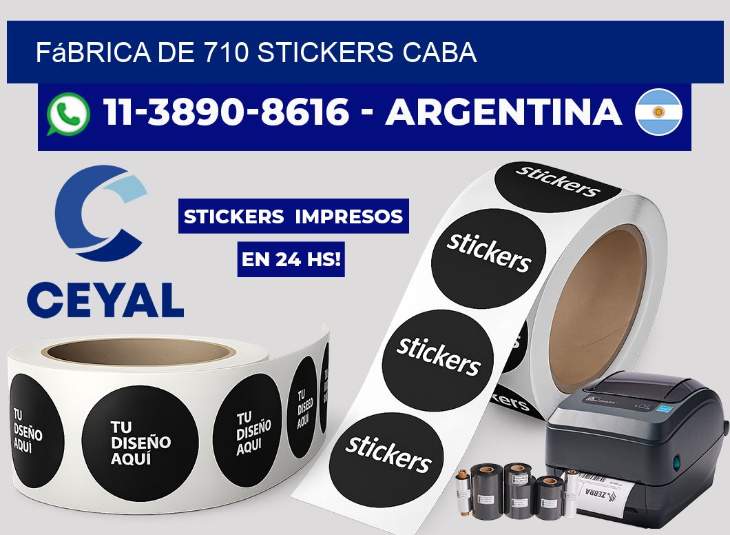 fábrica de 710 stickers CABA
