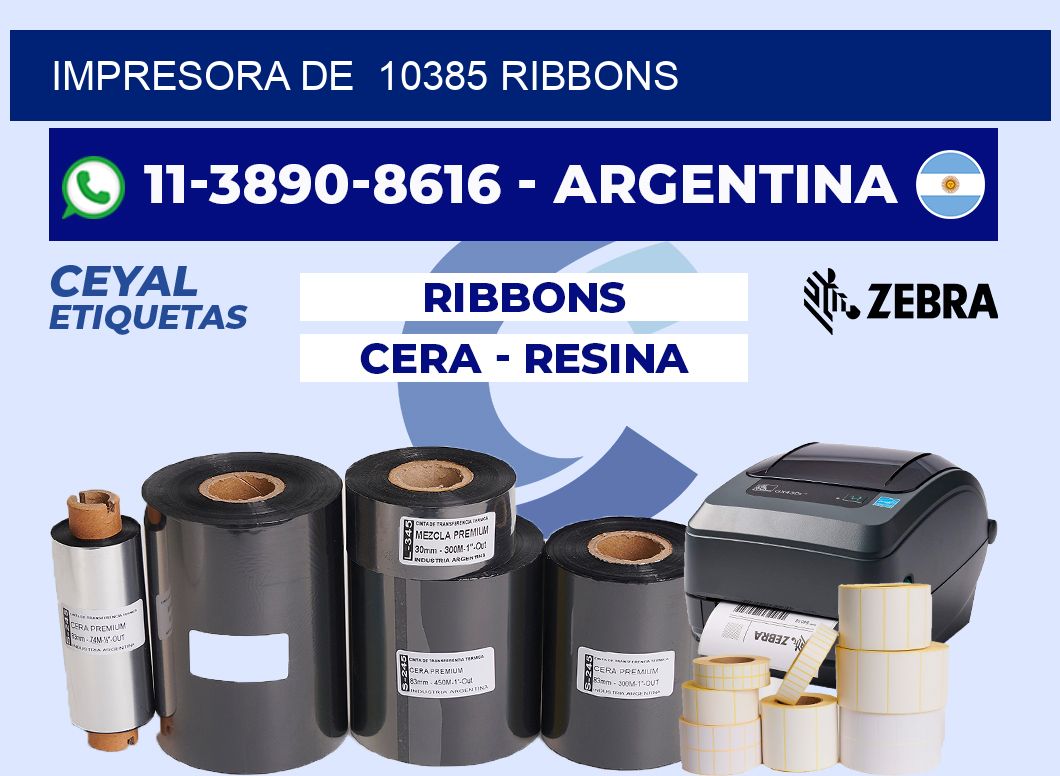 impresora de  10385 ribbons