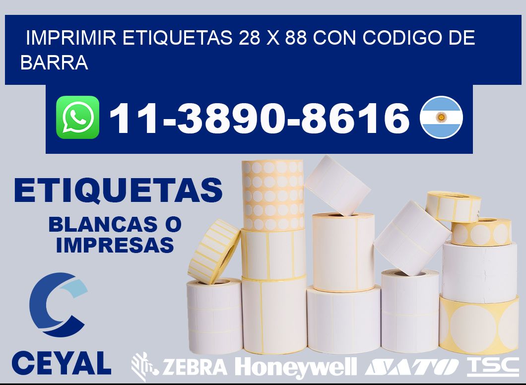 imprimir etiquetas 28 x 88 con codigo de barra