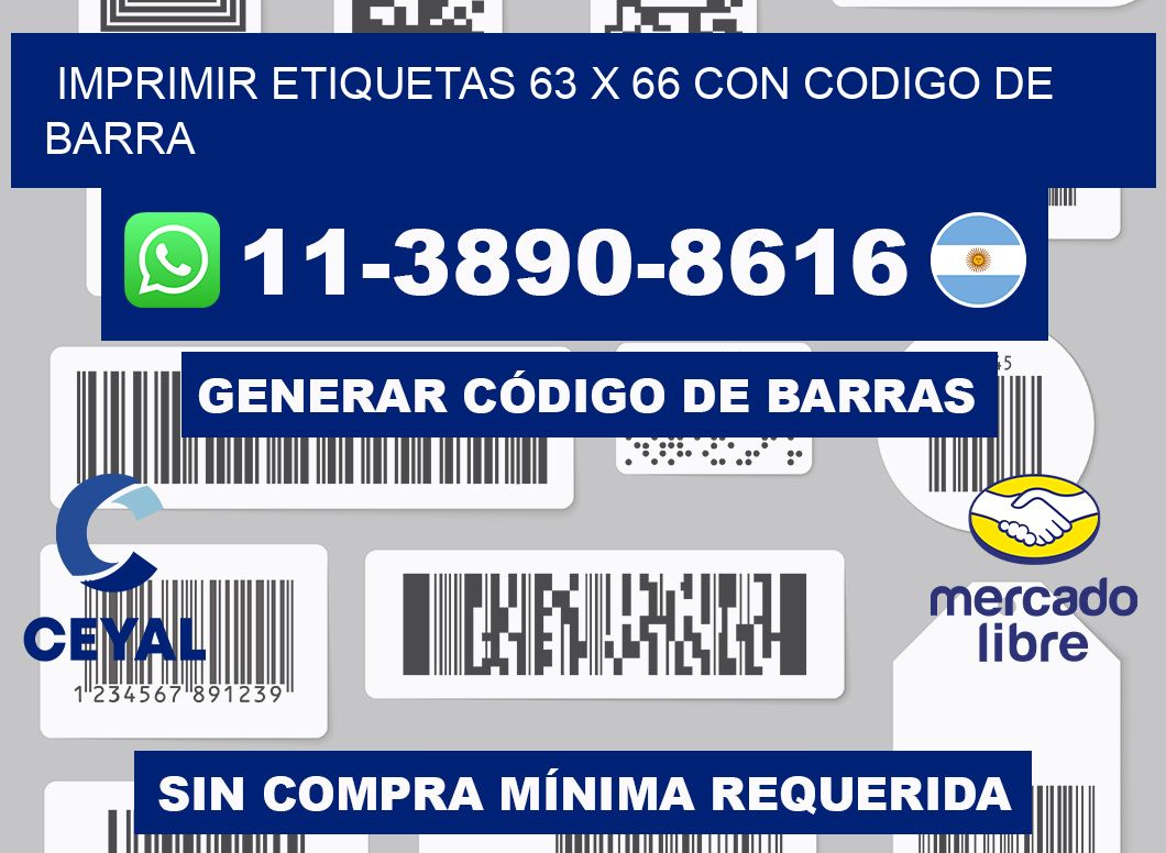 imprimir etiquetas 63 x 66 con codigo de barra